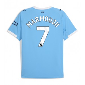 Fotbalové Dres Manchester City Omar Marmoush #7 Domácí Oblečení 2025-26 Krátký Rukáv